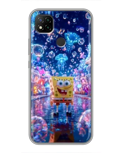 Чохол для Xiaomi Redmi 9c з картинкою «Неоновий океан»