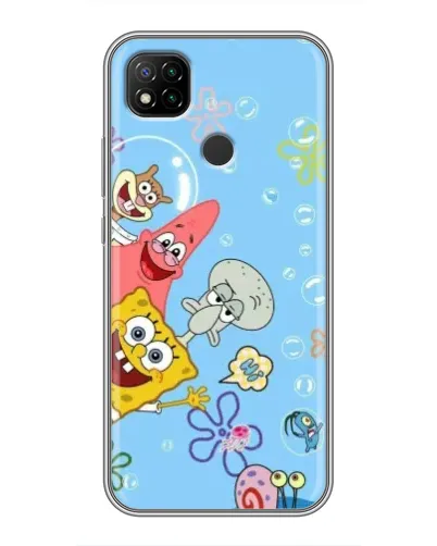 Чохол для Xiaomi Redmi 9c з картинкою «Веселі бульбашки»