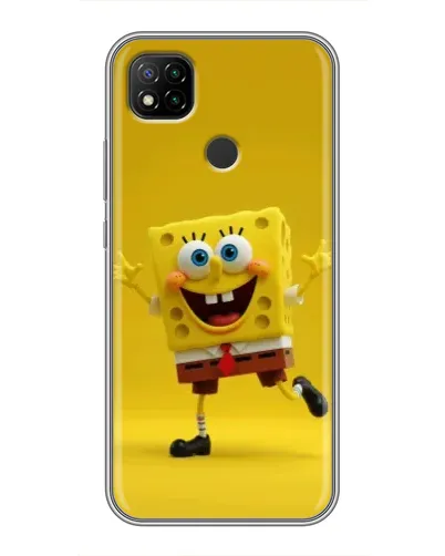Чохол для Xiaomi Redmi 9c з картинкою «Позитивний Губка Боб»