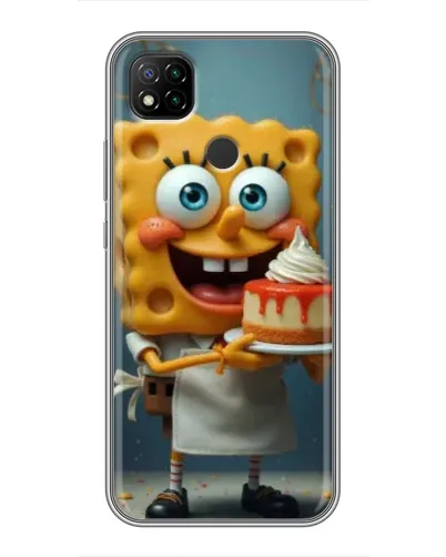 Чохол для Xiaomi Redmi 9c з картинкою «Кухар Спанч Боб»