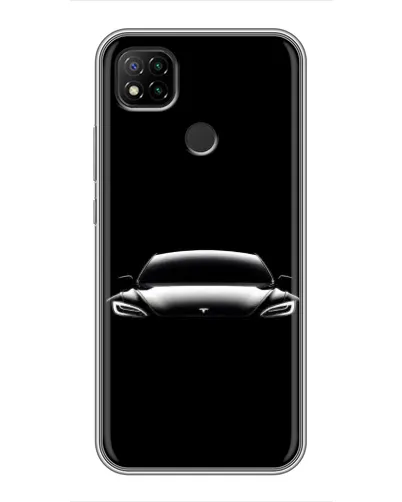 Чохол для Xiaomi Redmi 9c з картинкою «Фари Tesla Night» Чохол для Xiaomi Redmi 9c з картинкою «Фари Tesla Night»