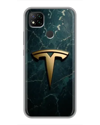 Чохол для Xiaomi Redmi 9c з картинкою «Мармурова Tesla Gold» Чохол для Xiaomi Redmi 9c з картинкою «Мармурова Tesla Gold»