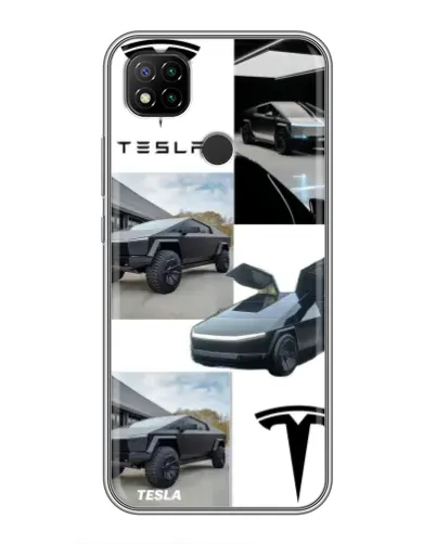 Чохол для Xiaomi Redmi 9c з картинкою «Колаж Cybertruck Tesla» Чохол для Xiaomi Redmi 9c з картинкою «Колаж Cybertruck Tesla»