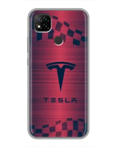 Чохол для Xiaomi Redmi 9c з картинкою «Тесла червоний карбон» Чохол для Xiaomi Redmi 9c з картинкою «Тесла червоний карбон»