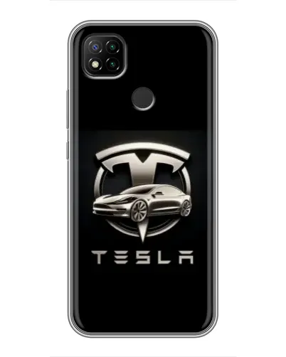Чохол для Xiaomi Redmi 9c з картинкою «Tesla — срібне авто» Чохол для Xiaomi Redmi 9c з картинкою «Tesla — срібне авто»