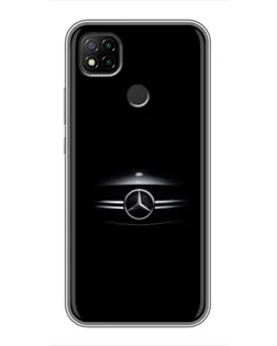 Чохол для Xiaomi Redmi 9c з картинкою «Mercedes — абстрактні лінії»