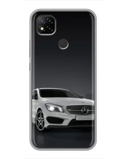 Чохол для Xiaomi Redmi 9c з картинкою «Mercedes AMG GT Silver»