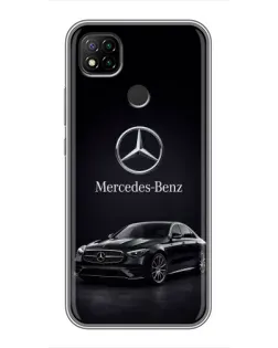 Чохол для Xiaomi Redmi 9c з картинкою «Mercedes — решітка радіатора»