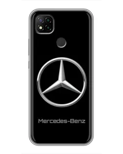 Чохол для Xiaomi Redmi 9c з картинкою «Mercedes Silver Logo»