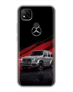 Чохол для Xiaomi Redmi 9c з картинкою «Mercedes G-Class червоний»