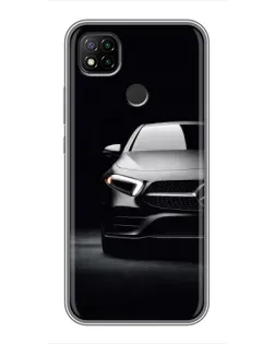 Чохол для Xiaomi Redmi 9c з картинкою «Світло фар Mercedes»
