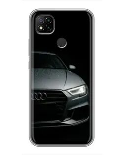Чохол для Xiaomi Redmi 9c з картинкою «Audi — деталізація кузова»