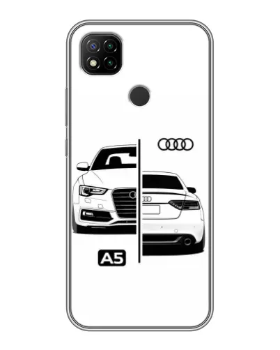 Чохол для Xiaomi Redmi 9c з картинкою «Audi — контрастний дизайн» Чохол для Xiaomi Redmi 9c з картинкою «Audi — контрастний дизайн»