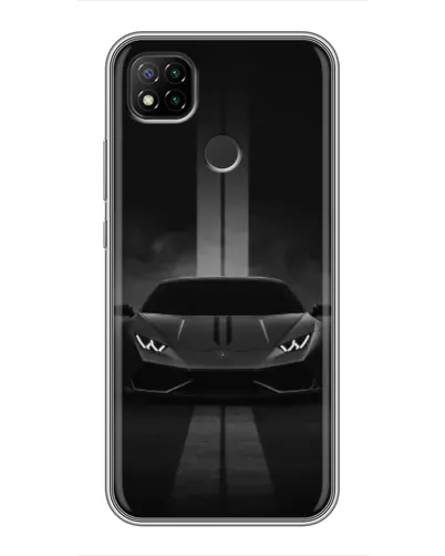 Чохол для Xiaomi Redmi 9c з картинкою «Lamborghini симетрія доріг»