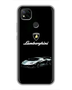 Чохол для Xiaomi Redmi 9c з картинкою «Логотип Lamborghini класика»
