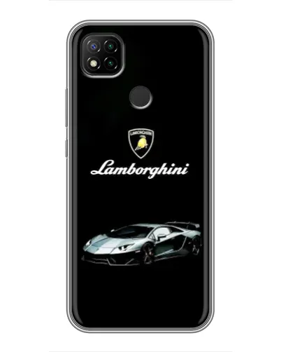 Чохол для Xiaomi Redmi 9c з картинкою «Логотип Lamborghini класика»