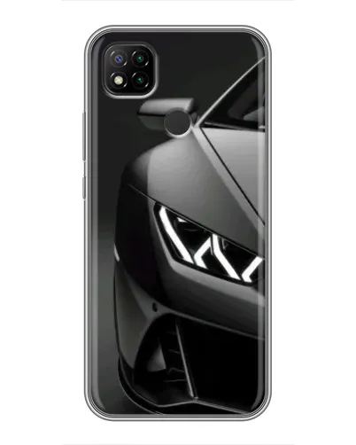Чохол для Xiaomi Redmi 9c з картинкою «Lamborghini фари деталізація»