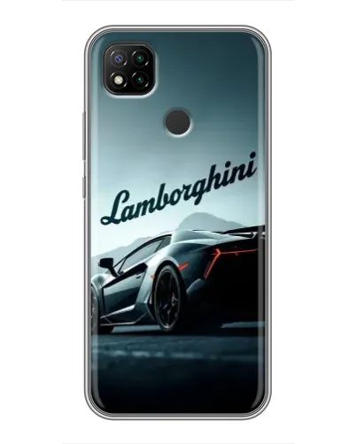 Чохол для Xiaomi Redmi 9c з картинкою «Класичний Lamborghini надпис»