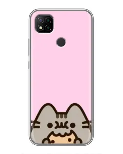 Чохол для Xiaomi Redmi 9c з картинкою «Pusheen та печиво» Чохол для Xiaomi Redmi 9c з картинкою «Pusheen та печиво»