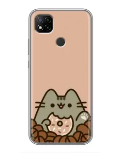 Чохол для Xiaomi Redmi 9c з картинкою «Кавовий Пушин»