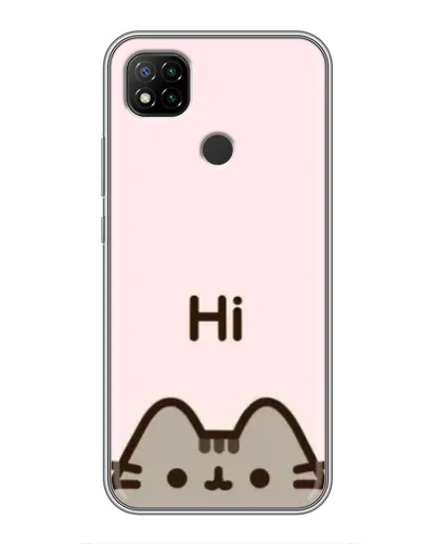Чохол для Xiaomi Redmi 9c з картинкою «Пушин каже Hi»