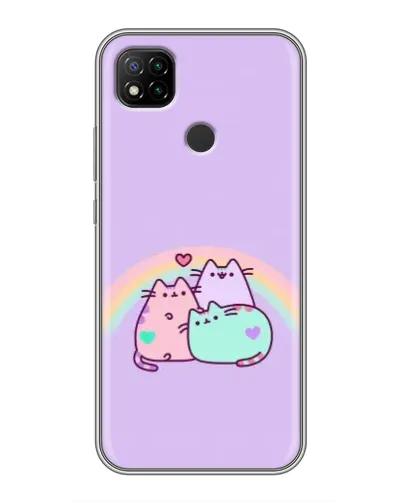 Чохол для Xiaomi Redmi 9c з картинкою «Веселкові Пушини»