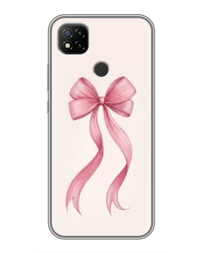 Чохол для Xiaomi Redmi 9c з картинкою «Рожевий бант»