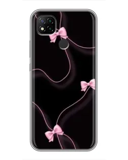 Чохол для Xiaomi Redmi 9c з картинкою «Рожеві стрічки»