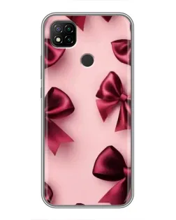 Чохол для Xiaomi Redmi 9c з картинкою «Бордовий атлас»