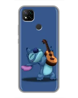 Чехол для Xiaomi Redmi 9c с картинкой «Стич с укулеле»