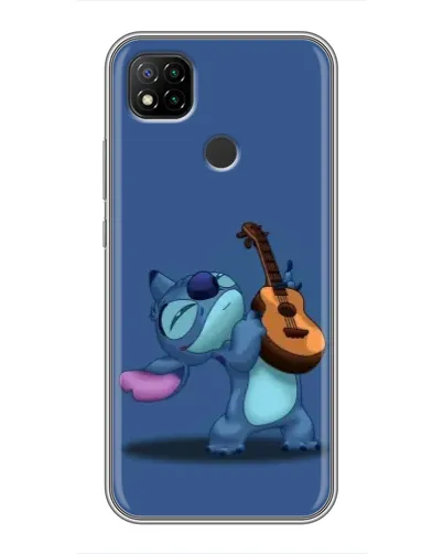 Чехол для Xiaomi Redmi 9c с картинкой «Стич с укулеле»