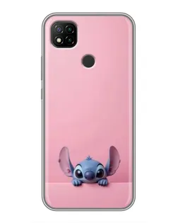 Чехол для Xiaomi Redmi 9c с картинкой «Stitch выглядывает»