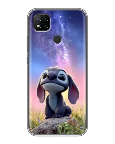 Чехол для Xiaomi Redmi 9c с картинкой «Стич на рассвете»