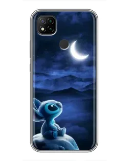 Чехол для Xiaomi Redmi 9c с картинкой «Лунная ночь Стича»