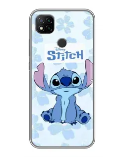 Чехол для Xiaomi Redmi 9c с картинкой «Stitch среди цветов»