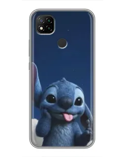 Чехол для Xiaomi Redmi 9c с картинкой «Стич в облаках»