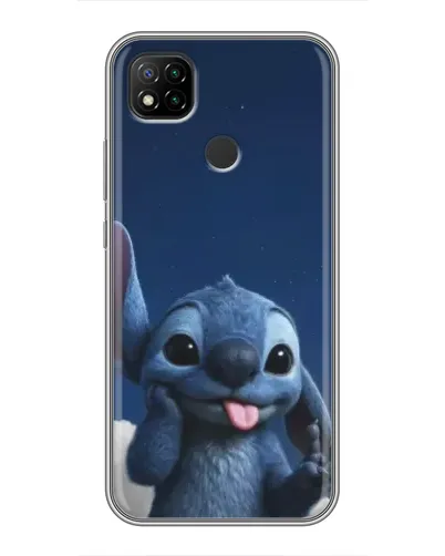 Чехол для Xiaomi Redmi 9c с картинкой «Стич в облаках»
