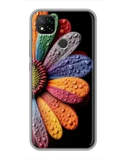 Чохол для Xiaomi Redmi 9c з картинкою «Райдужна квітка»