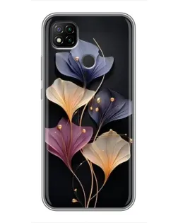 Чохол для Xiaomi Redmi 9c з картинкою «Лілові квіти грації»