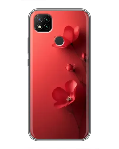 Чохол для Xiaomi Redmi 9c з картинкою «Макові суцвіття»