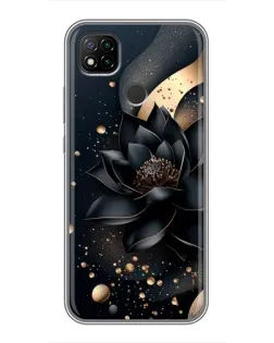 Чохол для Xiaomi Redmi 9c з картинкою «Чорний лотос»