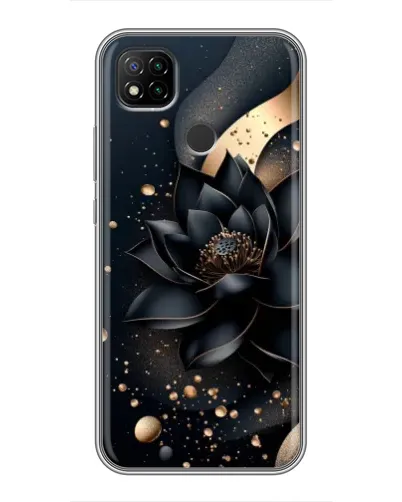 Чохол для Xiaomi Redmi 9c з картинкою «Чорний лотос»