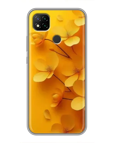Чохол для Xiaomi Redmi 9c з картинкою «Золоті пелюстки»