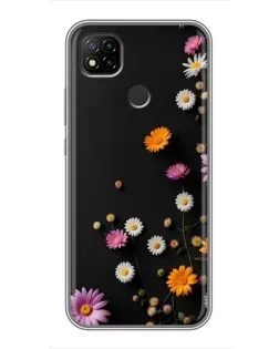 Чохол для Xiaomi Redmi 9c з картинкою «Квіткова композиція»