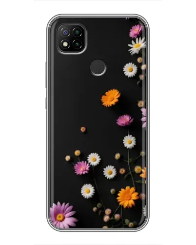 Чохол для Xiaomi Redmi 9c з картинкою «Квіткова композиція»