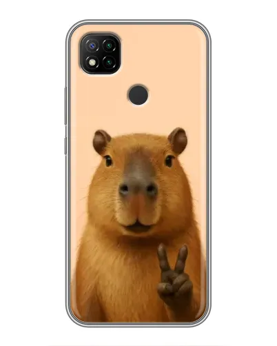 Чохол для Xiaomi Redmi 9c з картинкою «Капібара вікторія» Чохол для Xiaomi Redmi 9c з картинкою «Капібара вікторія»