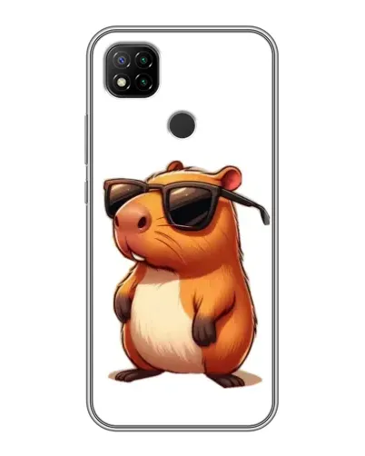 Чохол для Xiaomi Redmi 9c з картинкою «Капібара в окулярах» Чохол для Xiaomi Redmi 9c з картинкою «Капібара в окулярах»