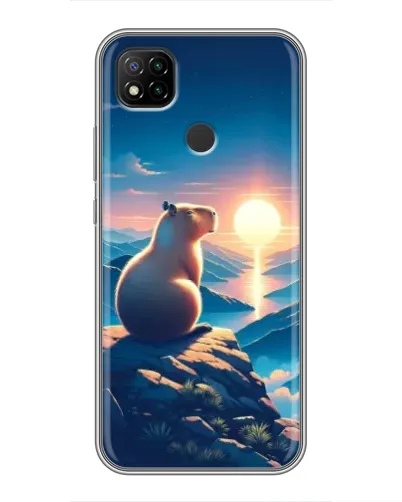 Чохол для Xiaomi Redmi 9c з картинкою «Захід сонця з капібарою» Чохол для Xiaomi Redmi 9c з картинкою «Захід сонця з капібарою»