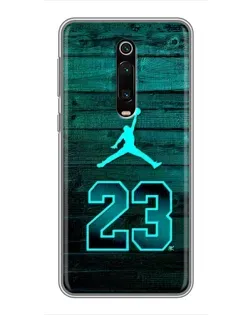 Чехол для Xiaomi Redmi K20 с картинкой «Jordan Cyan 23»