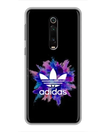 Чехол для Xiaomi Redmi K20 с картинкой «Взрыв красок Adidas»